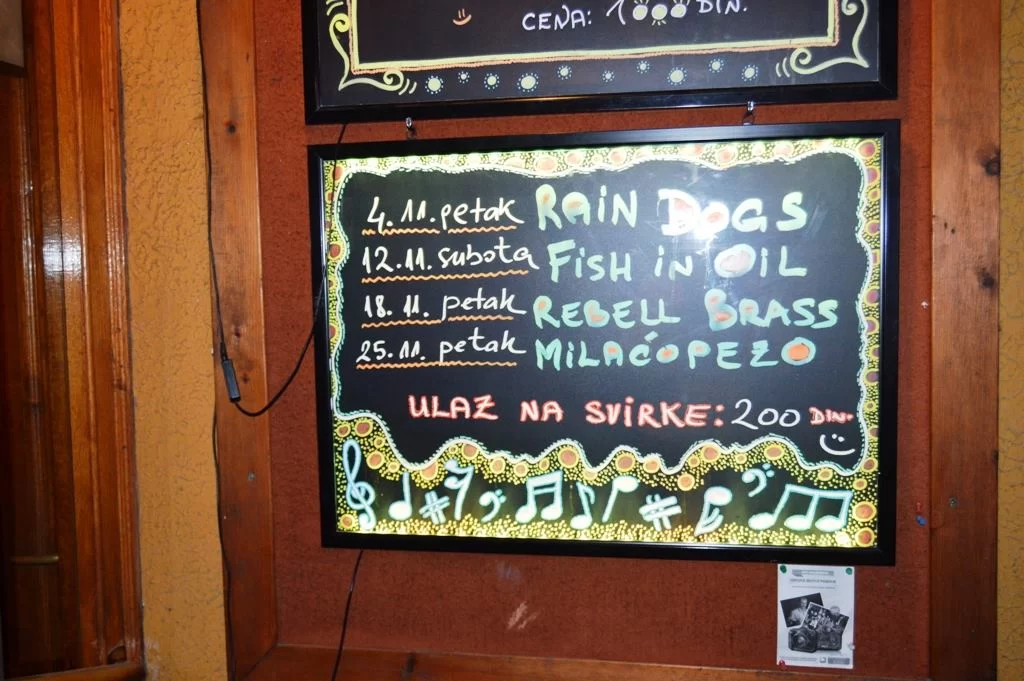 “I am a Rain Dog too” – Rain Dogs,04.11.2016. – Caffe bar “Foxtrot”