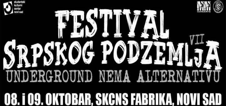 Predaja nije opcija: Festival srpskog podzemlja 8. i 9. oktobra u Novom Sadu!