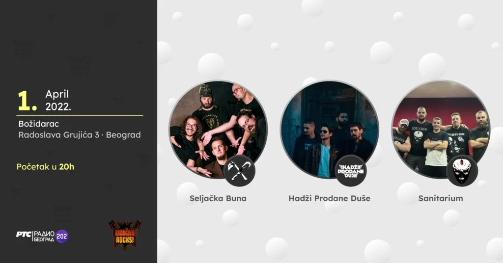 Seljačka buna, Hadži Prodane Duše i Sanitarijum @ Festival Vračar Rocks