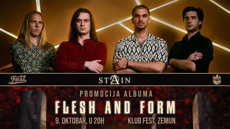 Promocija albuma “Flesh and Form” benda Stain